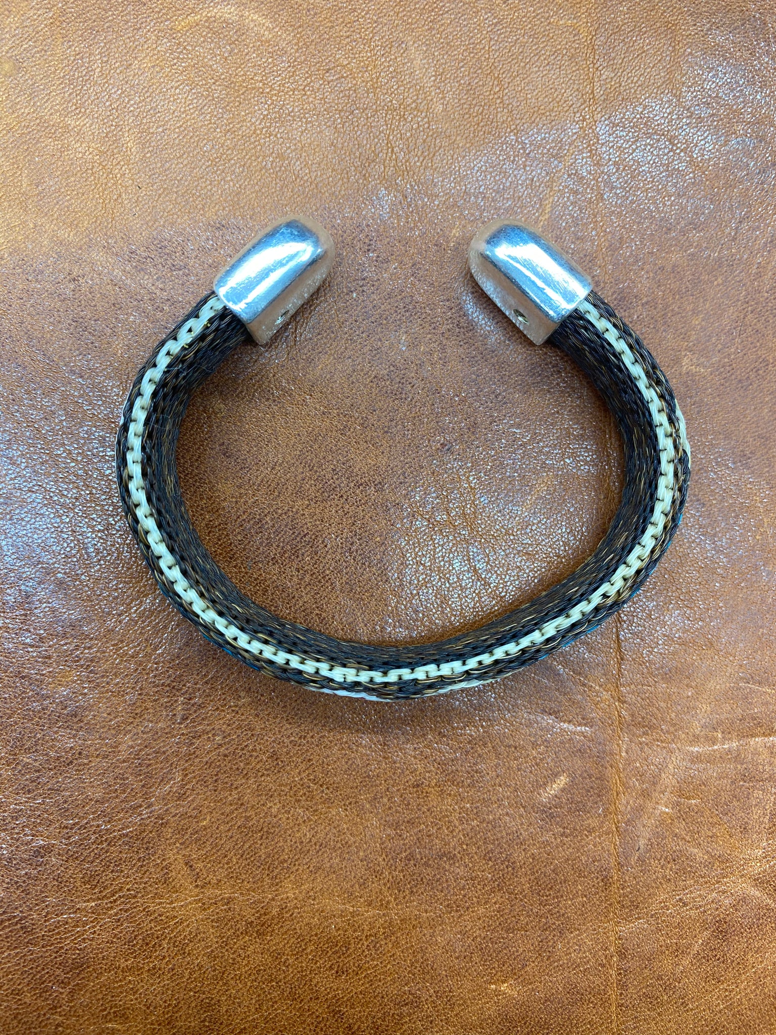 "Eye in the Sky" - Hitched Horse Hair Adjustable Bracelet